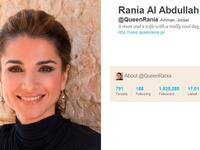 @QueenRania: Rania Al Abdullah is the savvy Queen to Jordan's King. His First Lady trail-blazed Royal tweeting early in 2009. She tweets between Arabic & English to promote peace through education & entrepreneurship, while celebrating Jordan. In Twitter years, she is an old-hand at working the Social Media playground for her charity agenda.
