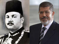 King Farouk and Mohamed Morsi