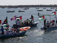 It were these feeble type of amateur water-crews  that created a 'provocation' on the high seas—from a fleet of flotillas
 (flimsy and charity boats in every sense). Attempts to scupper the mission succeeded through proxy agent Greece's
 draconian 'security' measures and checks.