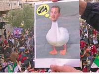 bashar assad duck cartoon