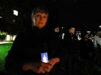 These forlorn scenes of grief were replicated world-wide, particularly in homeland USA, where mourners
flocked to home-town 'Frisco' to pay their respects to a hero of their time who revolutionized the computer age. 
His ill-timed death came on the heels of Apple's launch for iPhone 4S, and not a couple of months after his landmark 
resignation.