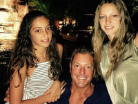Tamer Hagrass and his daughters