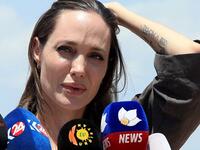 Angelina Jolie has visited Syrian refugees who live in Mosul, Iraq. (gossiprocks.com)