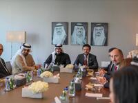 Crown Prince Al Hussein bin Abdullah II visits the Economic Development Board of Bahrain which works to promote investment opportunities, and is briefed on its duties.
(Twitter/@RHCJO)