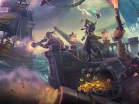 لعبة Sea of Thieves: سفينة القراصنة الخاصة بك وكل لاعب لديه دور مختلف فهناك من يرفع الأشرعة ومن يوجه السفينة وآخرون لتجهيز المدافع وإطلاقها على سفن الأعداء، كما يمكن سرقة السفن عند مهاجمتها.