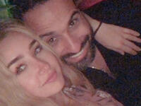 The couple met for the first time in the premiere of the film Harb Karmouz