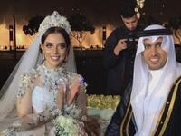 بلقيس وسلطان عبداللطيف: 
اختتم عام 2016 بحالة من الفرح والبهجة والسعادة، بحفل أسطوري بين المطربة اليمنية بلقيس على رجل الأعمال السعودي سلطان عبداللطيف، حيث ارتدت العروس فستانًا مرصعًا بالألماس.