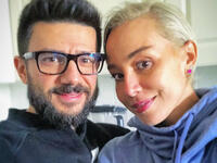 Palestinian Bashar Ghazawi and his Algerian wife Selma Ghazali