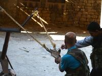 When your throwing arm just won’t do, it’s time to go medieval. Rebel fighters have been spotted using slingshots like this one and catapults to launch grenades, pipe bombs and Molotov cocktails at greater distances.