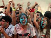 Color Festival in Amman, Jordan. (Xinhua)