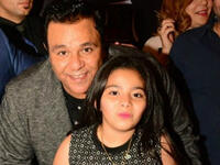 Mohamed Fouad and his daughter Basmala