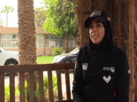 تعتبر العريف ريسة جاسم محمد التي تعمل في إدارة حماية الشخصيات مثال للمرأة الإماراتية التي أثبتت جدارتها في وظيفة أساسها الحفاظ على أمن وسلامة الشخصيات.