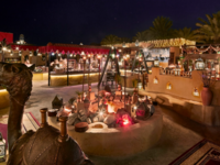 Al Hadheerah Tent at Bab Al Shams
Al Hadheerah tent is offering Emirati, Egyptian, Syrian and Lebanese culinary cultures, besides barbecue grill, Ouzi makmour, a shawarma station and authentic manakeesh-and Arabic bread-baking stations. What's more, you can stay after Iftar to watch captivating live oud performances, horse and camel caravan shows.