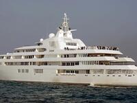 2. Dubai - Mohammed bin Rashid Al Maktoum

Sheikh Mohammed bin Rashid Al Maktoum’s $400 million, 162m superyacht has a startling seven decks, and a spiral staircase to help you climb up and down them!
(AFP/File)