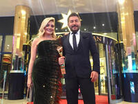 Abed Fahed and his wife Zeina Yazigi