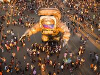 Festival atmosphere at the 2019 Coachella Valley Music And Arts Festival - Weekend 2 on April 21, 2019 in Indio, California. Presley Ann/Getty Images for Coachella/AFP 