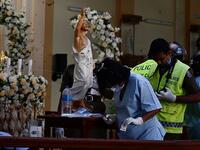 At least 290 are now known to have died in a series of bomb blasts that tore through churches and luxury hotels in Sri Lanka, in the worst violence to hit the island since its devastating civil war ended a decade ago. Jewel SAMAD / AFP