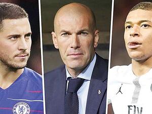 مبابي وزيدان وهازارد