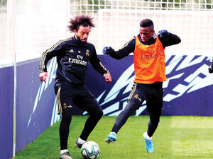 مارسيلو يخوض التدريبات