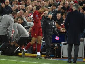 فابينيو بعد تعرضه للإصابة