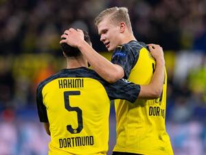 هالاند وحكيمي