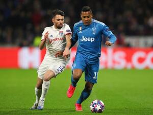 من مباراة الذهاب بين ليون ويوفنتوس