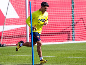 سواريز خلال التدريبات