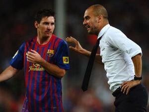 غوارديولا وميسي