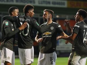 مانشستر يونايتد يتقدم في كأس الرابطة