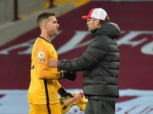 كلوب وأدريان عقب مباراة ليفربول وأستون فيلا