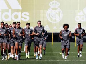 جانب من تدريبات ريال مدريد
