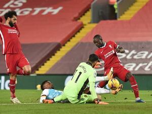 من مباراة ليفربول وولفرهامبتون في الدوري الإنجليزي 