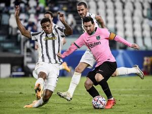 من مواجهة الذهاب بين يوفنتوس وبرشلونة