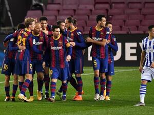 فوز مهم لبرشلونة على سوسييداد المرحلة الماضية