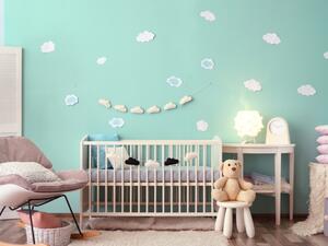 الألوان الفاتحة مُفضَّلة في تصاميم غرف نوم الأطفال لا سيَّما الأبيض لخشب الأثاث الألوان الفاتحة مُفضَّلة في تصاميم غرف نوم الأطفال لا سيَّما الأبيض لخشب الأثاث