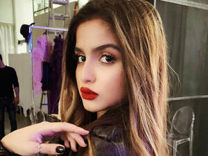 Hala Al Turk visited the mall to advertise her new cosmetic products that carry her name