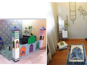 تعلمي تصميم ركن الصلاة لاطفالك في رمضان