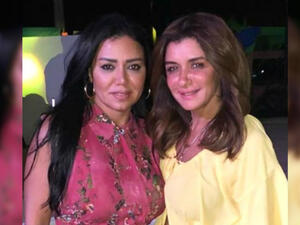 Ghada Adel and Rania Youssef participate in the series "Mamlaket Ibless"