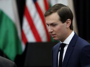 President Trump's senior adviser Jared Kushner is seen during a welcome ceremony at the presidential palace in the West Bank city of Bethlehem. (Thomas Coex/AFP/Getty Images)