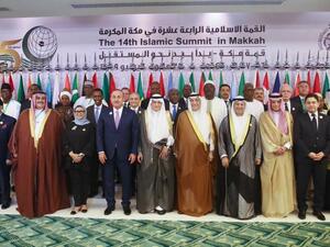 Kings and heads of state and government of the OIC’s 57 member countries attend Makkah's 14th Islamic summit. (Twitter)