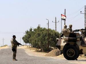 Egyptian army armored vehicle in Sinai. (AFP/ File Photo)
