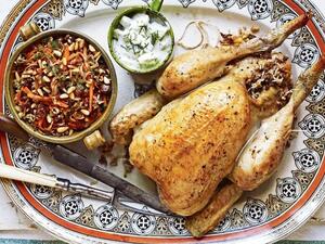 دجاج محشي بالارز