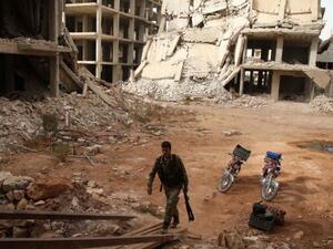 A Syrian rebel fighter from the National Liberation Front.  (AFP/ File Photo)