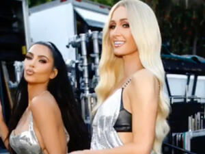 Paris Hilton and Kim Kardashian 