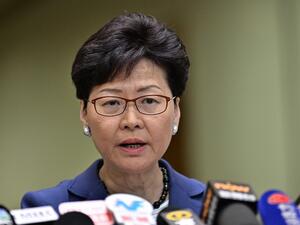 Chief Executive Carrie Lam holds a press conference in Hong Kong on June 10, 2019, a day after the city witnessed its largest street protest in at least 15 years as crowds massed against plans to allow extraditions to China. (AFP/ File Photo)