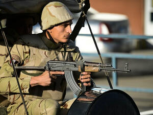 Egyptian member of the armed forces in northern Sinai. (AFP/ File Photo)