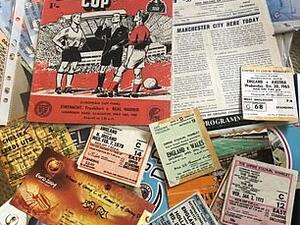 The valuable collection includes a Chelsea versus Everton 1946 programme that dates back to 1946, a 1958 Tottenham Hotspur versus Manchester City programme and one from the European Cup Final between Eintracht Frankfurt and Real Madrid in 1960, as well as old tickets. (Daily Mail)