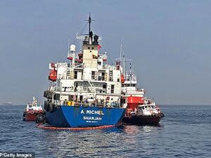 Two oil tankers are said to have been targeted with explosions today just weeks after four vessels were attacked in the Middle East. (AFP/ File)