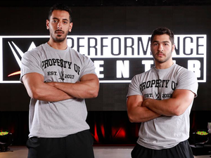 New signees Faisal Kurdi and Hussain Aldagal, both of Saudi Arabia, reported to WWE’s Orlando training facility several weeks ago. (Supplied/WWE)