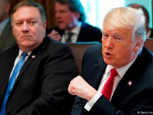 US President Donald Trump and US Secretary of State Mike Pompeo. (AFP/ File Photo)